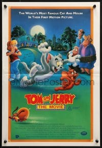 8c689 TOM & JERRY THE MOVIE Aust mini poster 1993 cat & mouse, the world is a kinder, gentler place!