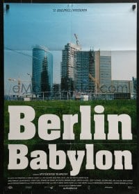 8c548 BERLIN BABYLON German 2001 cool different image of the rebuilding of Berlin, Germany!