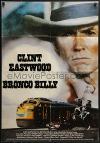 8c556 BRONCO BILLY German 1980 Clint Eastwood directs & stars, different train image!