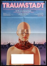 8c574 DREAM CITY German 1973 Johannes Schaaf's Traumstadt, wild topless girl in wacky shades!