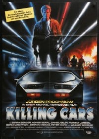 8c616 KILLING CARS German 1986 cool Casaro art of Jurgen Prochnow & futuristic car!