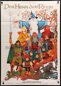 8c622 LORD OF THE RINGS German 1979 Ralph Bakshi cartoon, classic J.R.R. Tolkien novel!