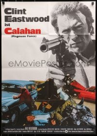 8c627 MAGNUM FORCE German 1974 Clint Eastwood is Dirty Harry pointing his huge gun!