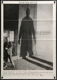 8c655 SHADOWS & FOG German 1992 cool photographic image of Woody Allen by Kleeger and Hamill!