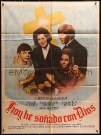 8c368 HOY HE SONADO CON DIOS Mexican poster 1972 Julian Soler, Libertad Lamarque and cast!