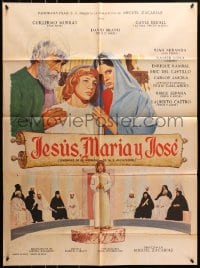 8c369 JESUS, MARIA Y JOSE Mexican poster 1972 Guillermo Murray in the title role as Jose!