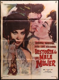 8c407 PEPA DONCEL Mexican poster 1969 sexy art of Aurora Bautista in the title role!