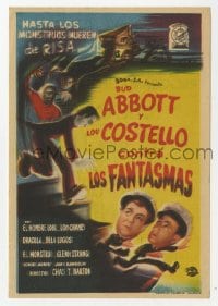 8c051 ABBOTT & COSTELLO MEET FRANKENSTEIN Spanish herald 1950 Wolfman & Dracula after Bud & Lou!