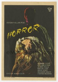 8c070 BLANCHEVILLE MONSTER Spanish herald 1964 Edgar Allan Poe, different art of victim, Horror!