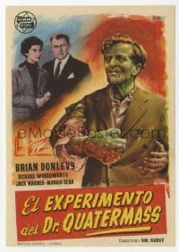 8c238 QUATERMASS XPERIMENT Spanish herald 1957 Val Guest, Hammer, Brian Donlevy, different art!