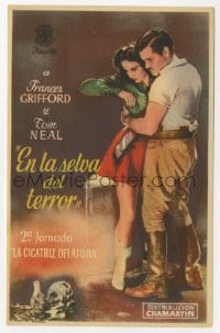 8c173 JUNGLE GIRL part 2 Spanish herald 1945 Frances Gifford, Tom Neal, Edgar Rice Burroughs, serial