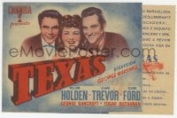 8c289 TEXAS Spanish herald 1941 William Holden, Claire Trevor, Glenn Ford, different images!