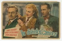 8c308 WELCOME STRANGER Spanish herald 1947 Bing Crosby, Joan Caulfield & Barry Fitzgerald!
