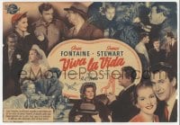 8c317 YOU GOTTA STAY HAPPY Spanish herald 1948 different images of James Stewart & Joan Fontaine!