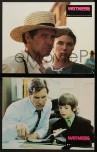 8c034 WITNESS 5 French LCs 1985 big city cop Harrison Ford in Amish country, Peter Weir!