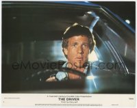 8d410 DRIVER color 11x14 still #5 1978 Walter Hill directed, close up of Ryan O'Neal driving car!
