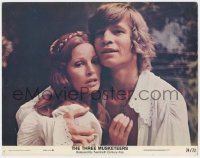 8d895 THREE MUSKETEERS color 11x14 still #8 1974 best portrait of sexy Raquel Welch & Michael York!