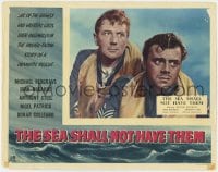 8d814 SEA SHALL NOT HAVE THEM English LC 1955 British soldiers Michael Redgrave & Dirk Bogarde!