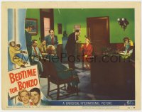 8d248 BEDTIME FOR BONZO LC #6 1951 Ronald Reagan, Diana Lynn, chimpanzee & others in office!