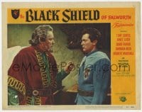 8d259 BLACK SHIELD OF FALWORTH LC #7 1954 Tony Curtis & Herbert Marshall as Earl of Mackworth!