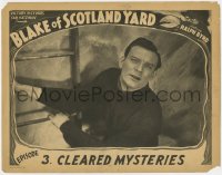 8d261 BLAKE OF SCOTLAND YARD chapter 3 LC 1937 Ralph Byrd climbing ladder, Cleared Mysteries!