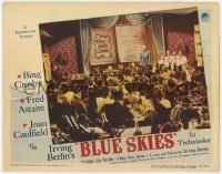8d268 BLUE SKIES LC #4 1946 Bing Crosby performing on stage by huge song book, Irving Berlin!