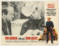 8d274 BORN LOSERS LC #3 R1974 Tom Laughlin directs and stars as Billy Jack, c/u reading note!