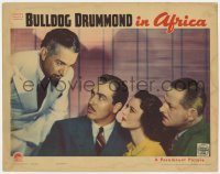 8d295 BULLDOG DRUMMOND IN AFRICA LC 1938 J. Carrol Naish, John Howard, Heather Angel, Reginald Denny