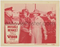 8d306 CAPTAIN VIDEO: MASTER OF THE STRATOSPHERE chapter 8 LC 1951 Invisible Menace, sci-fi serial!