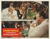 8d315 CASINO ROYALE LC #8 1967 Peter Sellers as James Bond & Orson Welles gambling in casino!