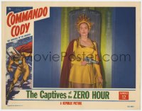 8d343 COMMANDO CODY chapter 12 LC 1953 c/u of Joanne Jordan as the Queen of Mercury holding gun!