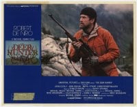 8d375 DEER HUNTER LC 1978 directed by Michael Cimino, classic image of Robert De Niro with rifle!