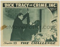 8d387 DICK TRACY VS. CRIME INC. chapter 13 LC 1941 Ralph Byrd fighting Lucifer, The Challenge!