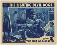 8d439 FIGHTING DEVIL DOGS chapter 2 LC 1938 masked guys smashing laboratory, The Mill of Disaster!