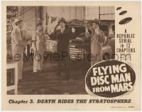 8d459 FLYING DISC MAN FROM MARS chapter 3 LC 1950 Walter Reed, Lauter, Death Rides the Stratosphere!