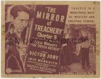 8d061 GREEN ARCHER chapter 9 TC 1940 from Edgar Wallace story, Victor Jory, Mirror of Treachery!