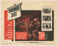 8d071 HIGHWAY 301 TC 1951 the whole blazing story of the real-life Tri-State Murder Gang!