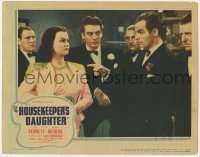 8d552 HOUSEKEEPER'S DAUGHTER LC 1939 Victor Mature & Marc Lawrence watch Hubbard accuse Joan Bennett