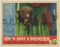 8d557 HOW TO MAKE A MONSTER LC #5 1958 best image of classic monster heads hanging on wall!