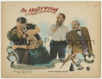 8d570 IN HOLLYWOOD WITH POTASH & PERLMUTTER LC 1924 Sidney & Carr staring at kissing couple!