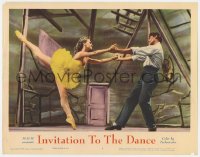 8d580 INVITATION TO THE DANCE LC #7 1957 great image of Gene Kelly dancing with Tamara Toumanova!