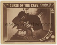 8d583 IRON CLAW chapter 10 LC 1941 the villain attacking terrified Joyce Bryant, Curse of the Cave!!