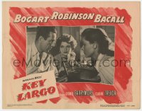 8d602 KEY LARGO LC #8 1948 best close up of Claire Trevor between Humphrey Bogart & Lauren Bacall!
