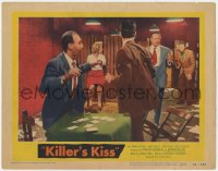 8d606 KILLER'S KISS LC #4 1955 early Stanley Kubrick noir, men in poker game held up at gunpoint!