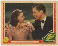 8d637 LITTLE NELLIE KELLY LC 1940 close up of Judy Garland & Douglas McPhail smiling at each other!