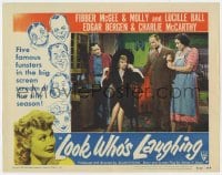 8d645 LOOK WHO'S LAUGHING LC #8 R1952 Fibber McGee & Molly, Edgar Bergen & Lucille Ball!