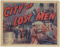 8d099 LOST CITY TC R1942 feature version of cool jungle sci-fi serial, re-titled City of Lost Men!