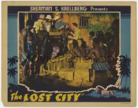 8d649 LOST CITY LC 1935 natives watch explorers with cool radio device, rare & full-color!