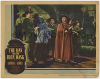 8d670 MAN IN THE IRON MASK LC 1939 Louis Hayward is brought to the dungeon, directed by James Whale
