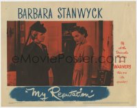 8d705 MY REPUTATION LC 1946 close up of worried Barbara Stanwyck & concerned Lucille Watson!